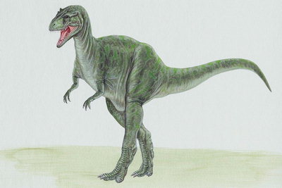 Тираннозавр салатового цвета