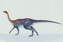 Динозавр с рыжими пятнами на спине - прозауропрод