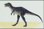 Динозавр темно-фиолетового цвета
