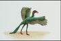 Архиоптерикс с развёрнутыми крыльями