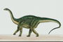 Апатозавр с длинной шеей и хвостом