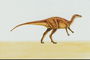 Динозавр песочного цвета
