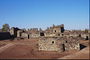 과거의 웅장하고 고대 중동의 제국의 재산의 잔존물