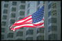 Флаг Америки на ветру
