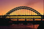 Мост на фоне вечернего заката