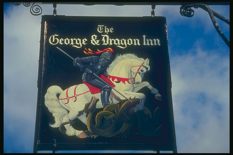 Pub. Fig. The knight kills the dragon