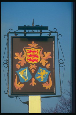 Arms for pub sign