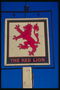 The Red Lion. Znaki s sliko leva na svetlobo ozadje