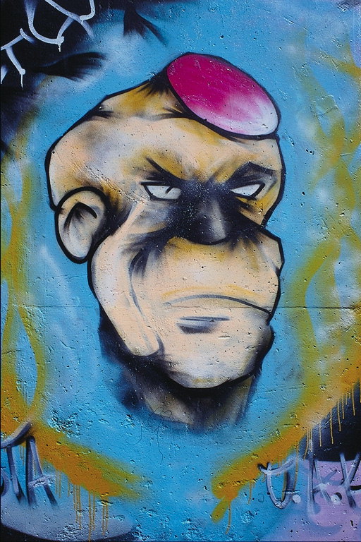 Рисунок с изображением гориллы
