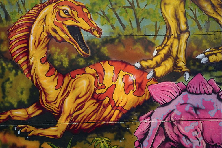 Картинка с изображением мирных динозавров