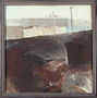 Портрет мужчины в коричневых тонах. Вид с окна