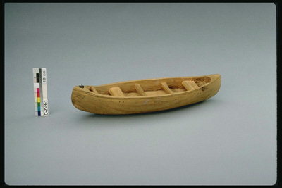 Toy wooden boat