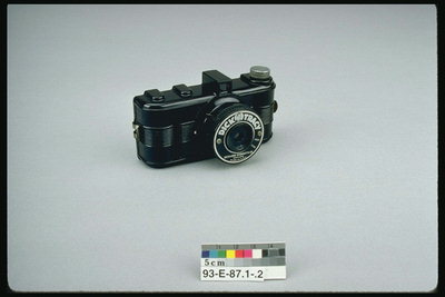 The camera with sliding lens