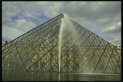 Fountains Louvre at