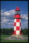 Các lighthouse trong màu đỏ và trắng squares