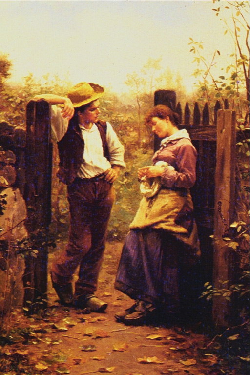 The conversation at the gate