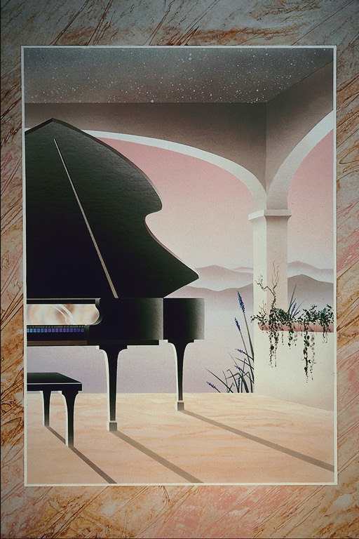 Zongora a teraszon
