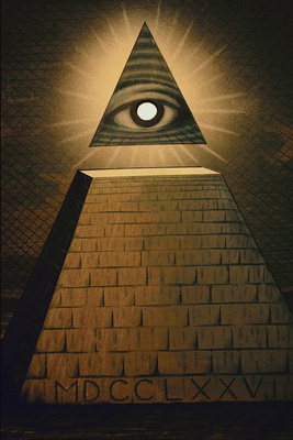 の目は、ピラミッド型の