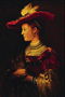 Portrett av en kvinne i en Hat