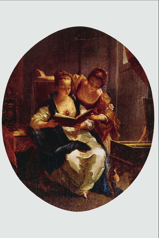 Dívky čtením knih