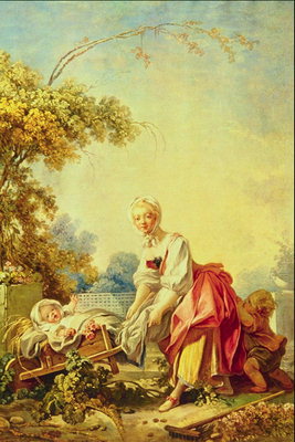 Moteris su vaikais