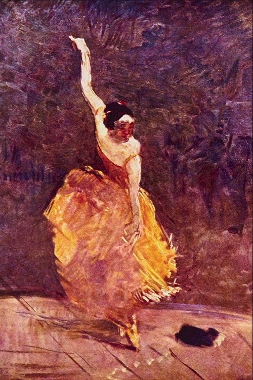 Χορεύτρια επί σκηνής