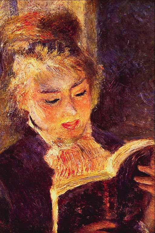 Rapaza con libros