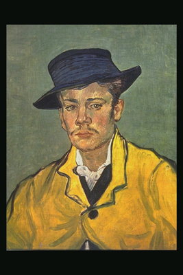 Porträtt av en man i ett mörkt lila hatt