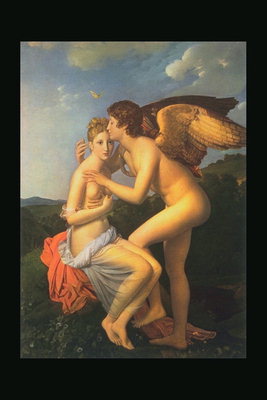 Desnudo chica y un ángel