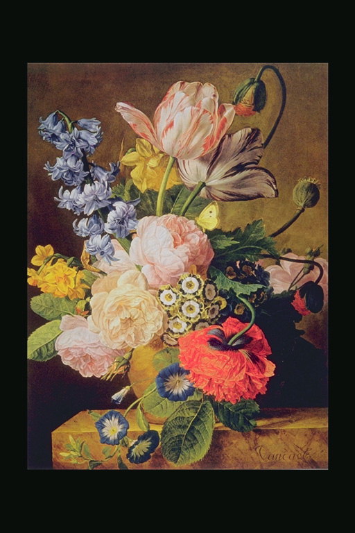 Một loạt các hoa trong bouquet