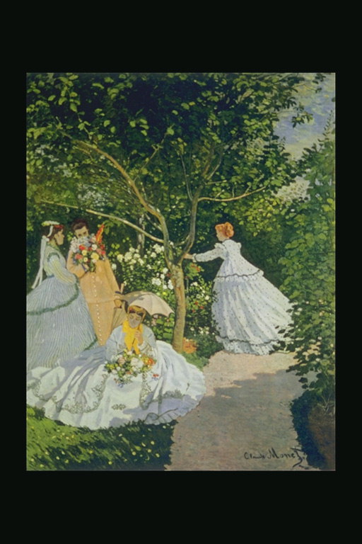 Meisjes in witte jurken