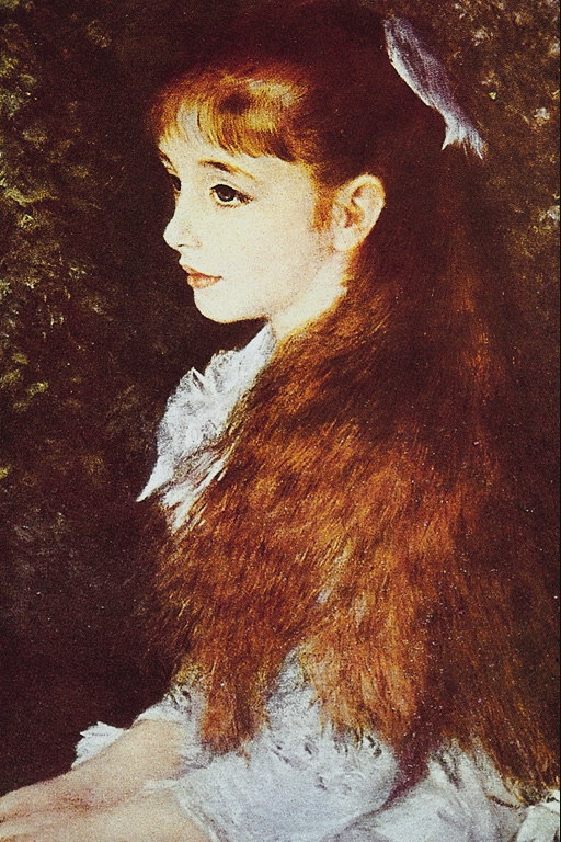 A girl with long xagħar qastni
