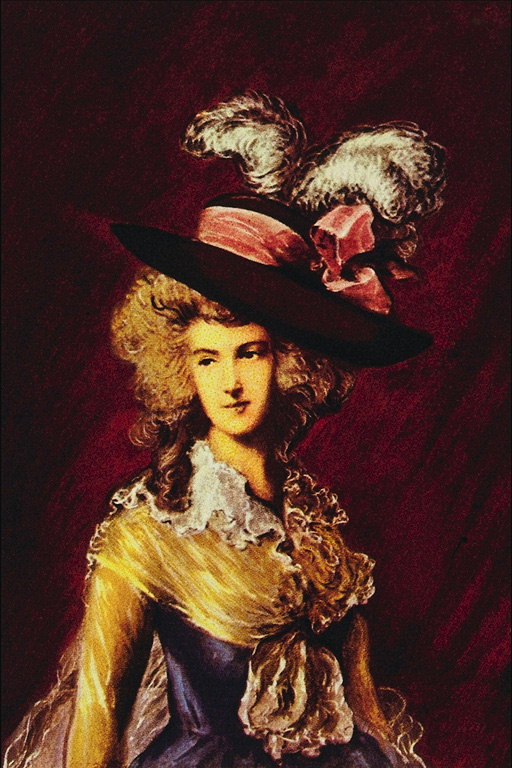 Një grua në një vishen me dantella