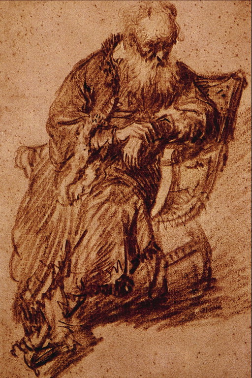 Vanhan miehen tuoliin