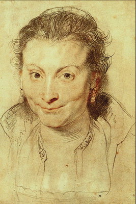 A woman with a curious expression