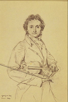 En man med en violin