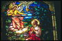 Christ during the prayer and the angel