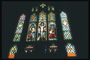 Các crucifixion Chúa Kitô hình ảnh của Stained Glass