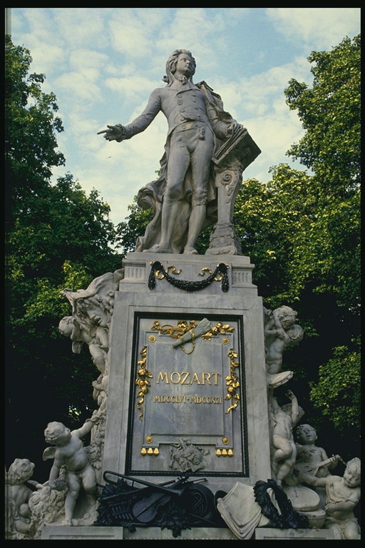Mozart emlékműve
