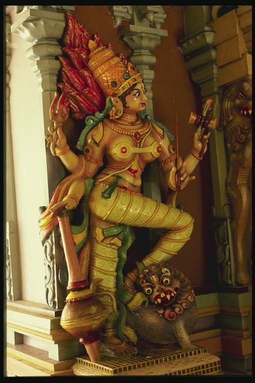 Indiase meisje in rituele kostuum