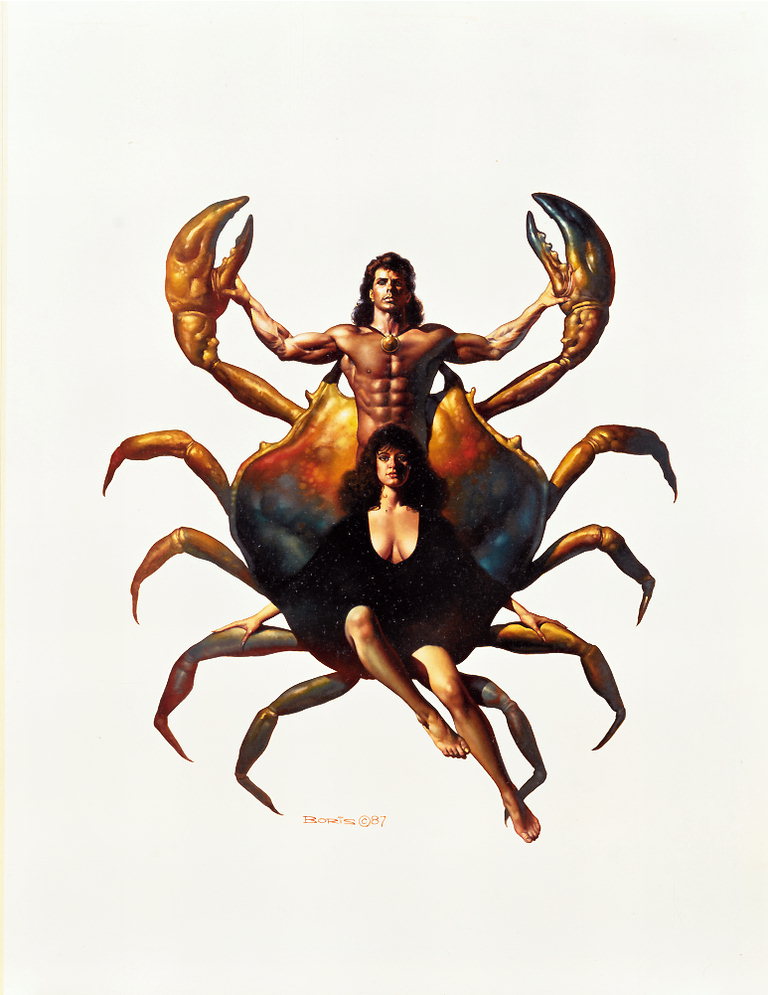 Mannen med kroppen av en krabba. Woman in Black