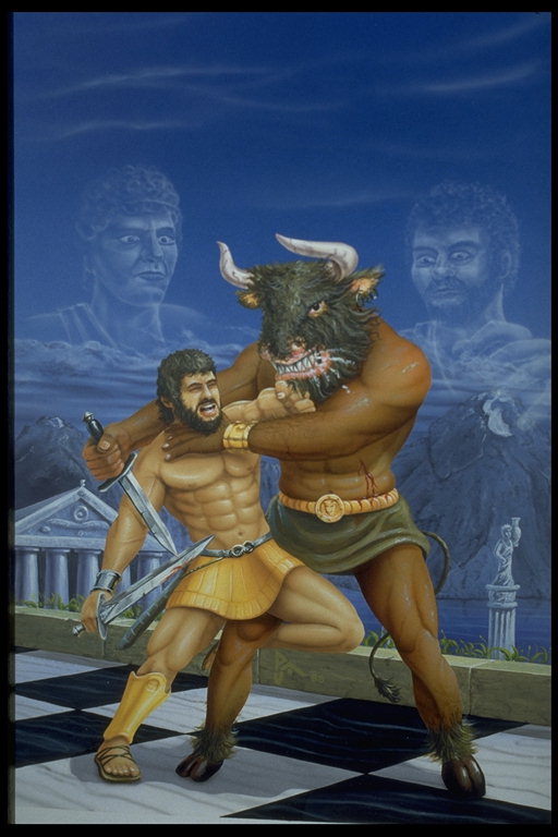 Gods. The battle ar nāvi. Kentaurs un Man