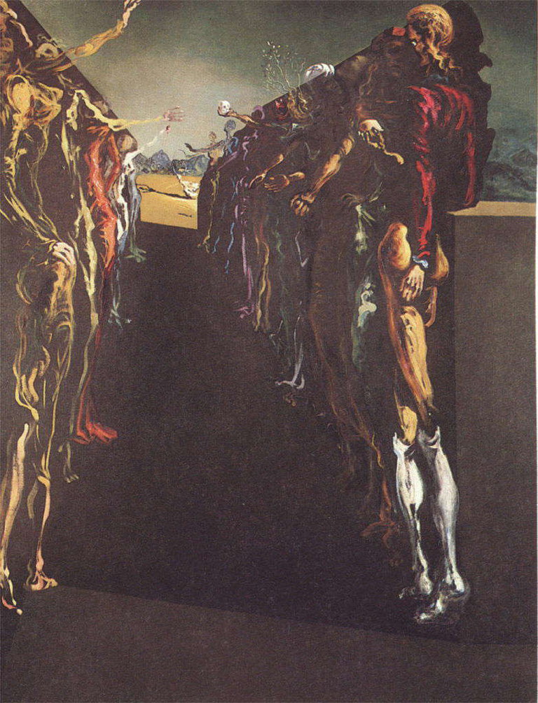 Группа людей стоящих в две шеренги,и отображение их тела 