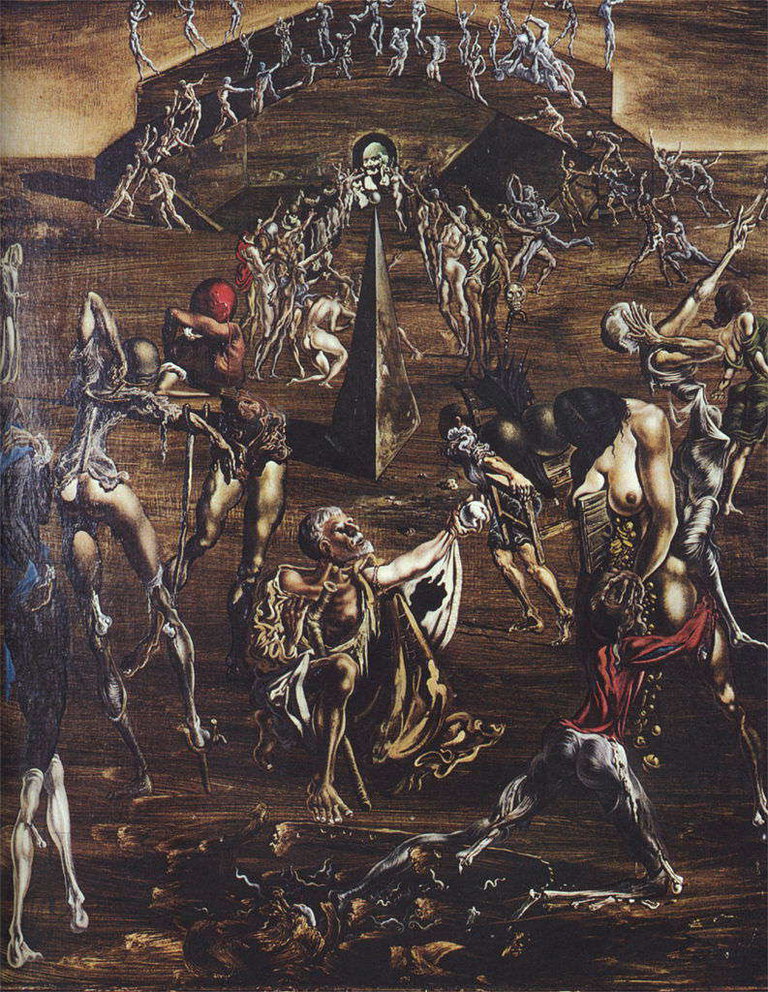 Erotiska tēmas afterlife in Salvadora Dali gleznas