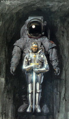 Knight och astronaut