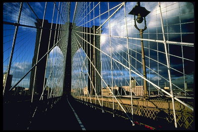 Мост через Гудзон в Нью-Йорке