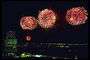 fotografii de focuri de artificii, în New York noapte