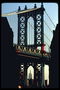 Двухэтажный мост в центре Нью-Йорка