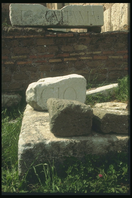 Древние камни с надписями