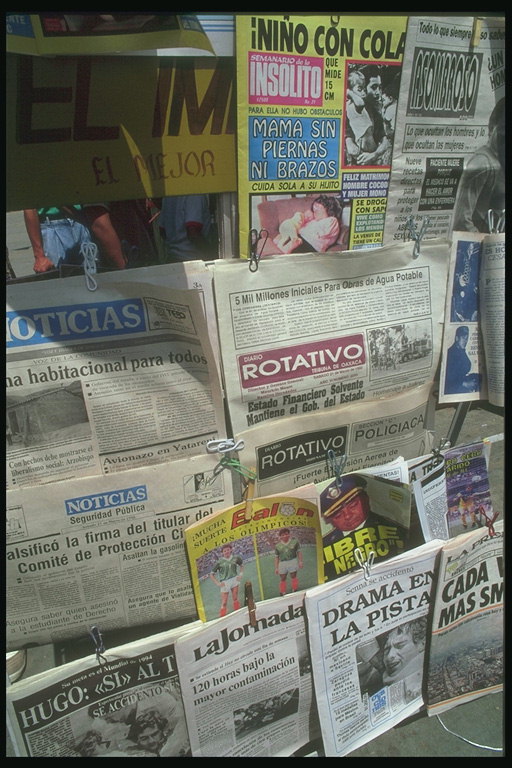 Verkauf von Zeitungen